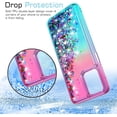 thumbnail image 4 of for Moto G 5G 2023 Case,Motorola G 5G 2023 Case,with HD Screen Protector,Gradient Quicksand Glitter Liquid Floating Girls Cute Phone Case for Motorola Moto G 5G 2023 (Pink/Teal), 4 of 13