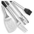 thumbnail image 3 of 4-Piece Stainless Steel BBQ Tool Utensil Set - Professional Grade Barbecue Accessories, 3 of 5
