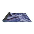 thumbnail image 2 of Ahgly Company Indoor Square Abstract Blue Modern Area Rugs, 6' Square, 2 of 4