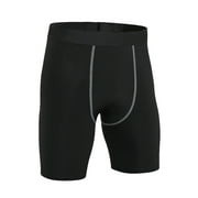 Fesfesfes Mens Tight Shorts Sports Fitness Running Shorts High Elastic Quick Dry Compression Shorts Clearance Under 10$