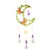 

Nitouy Crystal Wind Chime Prism Catchers Ornament Home Room Garden Decor (Moon 1)