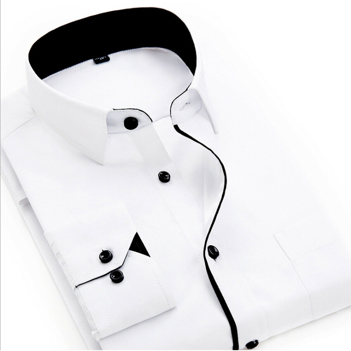 white long sleeve dress shirt walmart