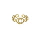 thumbnail image 1 of Anillo de 26 letras chapado en oro de acero de titanio Anillo de dedo índice de apertura en inglés Anillo hueco Wmkox8yi  sjalhkljlk1966, 1 of 1
