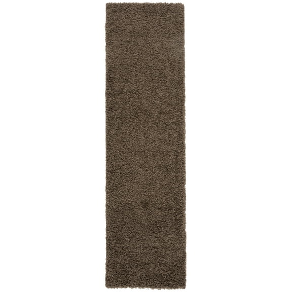 Safavieh Athens Shag Ilaha 1.5-inch Thick Rug Beige 8' x 10' 8' x 10' Indoor Living Room, Bedroom, Dining Room Rectangle