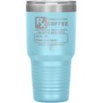 thumbnail image 1 of Prescription Coffee Rx Tumblers 30oz Insulated Tumbler/Light Blue, 1 of 1
