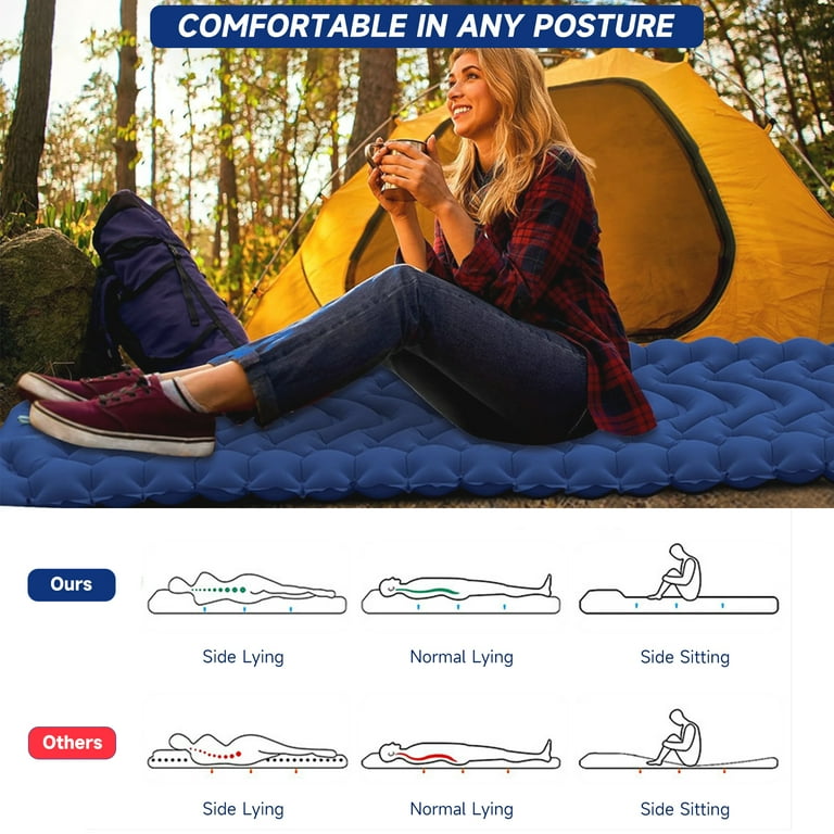 Aonhom Ultralight Sleeping Pad, Inflatable with Foot Pump photo 7