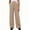 00-Khaki, variant on YAYUBA Girls Flare School Uniform Pants Khaki Kids Wide Leg Bell Bottoms Mid Rise Elastic Waist Loose Back To School Casual Pants with Pockets, 5-6 Years