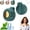 Green, variant on Little Clip-Waist Neck Fan – 2-in-1 Portable Bladeless Fan, 360° Rotatable, 3 Speeds, USB Rechargeable, Wearable Clip-On for Outdoor, Travel & Office