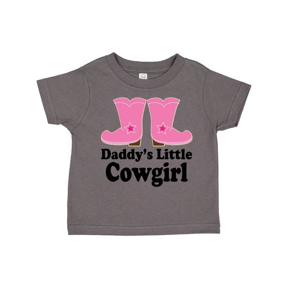 Inktastic Daddy's Little Cowgirl Girls Toddler T-Shirt