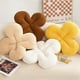 thumbnail image 2 of Nordic Simple Four Leaf Clover Shape Cushion Warm Winter Chair Mat Cuhsion Sofa Decor Khaki Coffee Flower Office Throw Pillowtie40-45cm Deng Xun unisex, 2 of 2