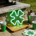 thumbnail image 4 of Sokhug St Patricks Day Classic Four Leaf Light Hanging Style Battery USB Power Home Decor, 4 of 6