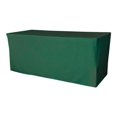 thumbnail image 1 of LA Linen TCpop-fit-96x48x30-TealP43 4.3 lbs Polyester Poplin Fitted Tablecloth, Teal, 1 of 4