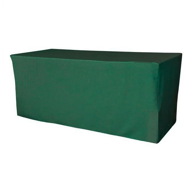 LA Linen TCpop-fit-96x30x30-TealP43 2.77 lbs Nappe en Popeline de Polyester Équipée&44; Sarcelle