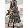 thumbnail image 2 of Vestido PRETTYGARDEN Maxi Cruzado con Escote en V Floral Boho XS, 2 of 7
