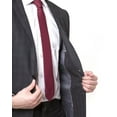 thumbnail image 4 of Loriano Lucciani Men's LCN18 Slim Fit Suit - Brown Check - 52R, 4 of 5