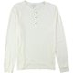 thumbnail image 1 of Club Room Playera Henley teñida en prenda para hombre, color blanco roto, grande, 1 of 1
