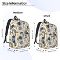 thumbnail image 2 of Yiaed Hawaiian Style Print Print Laptop Backpack Travel Canvas Backpack Vintage Aesthetic Backpack for School Knapsack Backpack Backpack for School-Medium, 2 of 5
