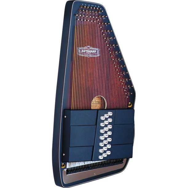 Oscar Schmidt 21 Chord Electric Autoharp, Solid Spruce Back, OS11021AE