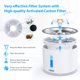 thumbnail image 5 of Fuente Aleko: Fuente para gatos súper silenciosa de 81 oz/2,4 l, con nivel de agua/vista nocturna LED/3 filtros de carbón para gatos, perros y pájaros ACTIVE Biensenido a ACTIVE, 5 of 5