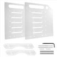 thumbnail image 2 of Rack de Disco Duro de Escritorio de 3,5 Pulgadas, Caja de Almacenamiento Externa de 6 , de Acrílico Transparente, para Discos Duros Mecánicos., 2 of 5