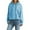 Light Blue, variant on Horkkom Womens Hoodies Pullover Long Sleeve Sweatshirts Casual Solid Color Fleece Hoodies with Pockets Drawstring L