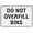 Warning Sign 4, variant on Do Not Lean On Rail Reflective Aluminum Sign - 8"x12", UV Protected, Waterproof, 4 Pre-Drilled Holes - Balcony, Stairwell, Bridge, Platform