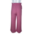 thumbnail image 1 of Pantalones de Mujer Pantalones de Lino para Mujer con Cordón Cintura Alta Informales Holgados Pierna Ancha Rectos Casuales Bolsillos el Verano ANGGREK Otros, 1 of 3