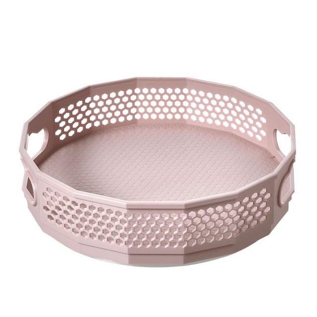 Bandeja giratoria de tocador para vela de Perfume, organizador de encimera para fregadero de cocina, mesa de centro de baño con jabón de esponja