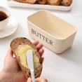 thumbnail image 2 of Uuiauoio Butter Dish with Lid and Knife - Countertop & Fridge Butter Keeper, Container & Holder, Storage Box，Sealed Storage Box Cheese Dishs with Lid, 2 of 5