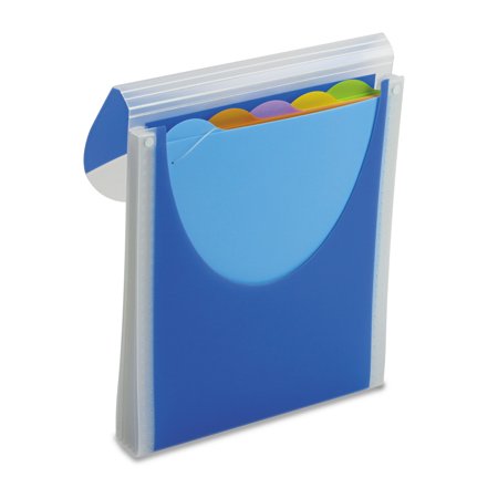 Wilson Jones Big Mouth Vertical Filer Organizer, Jacket, 10 x 12, Poly, Dark Blue