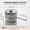 D, variant on Orangide Titanium Pan No Coating Nonstick, Saucepan with Lid, Durable Healthy Cookware Compatible with Induction Gas Electric Glass Stovetops
