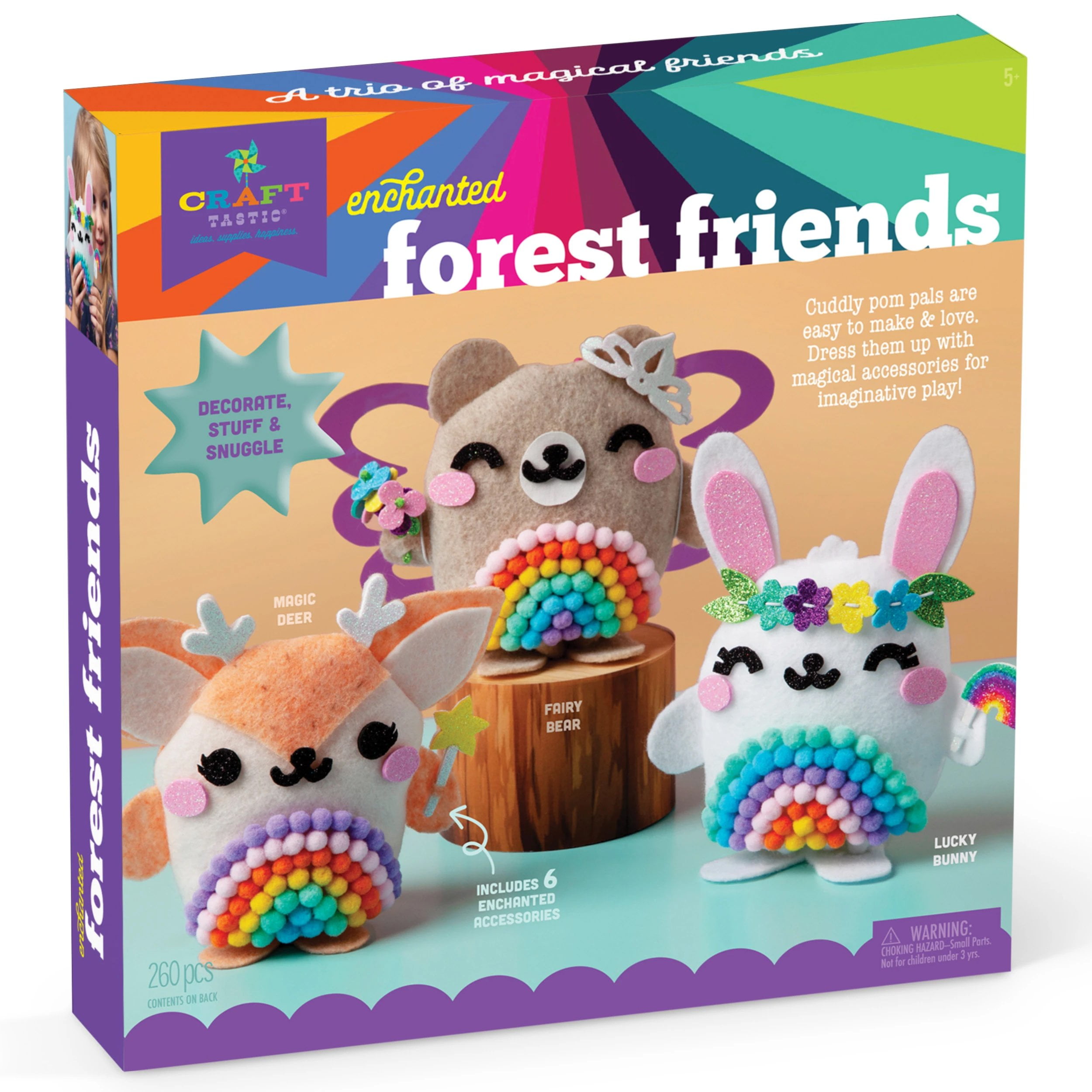 Craft-tastic Enchanted Forest Friends Pom - Walmart.com