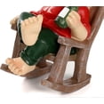 thumbnail image 4 of Statue de Nain de Jardin, Décorations Extérieures Peintes à la Main, Cadeaux Parfaits pour Famille et Amis, Figurine en Résine Résistante aux Intempéries, Design Accrocheur, 4 of 5