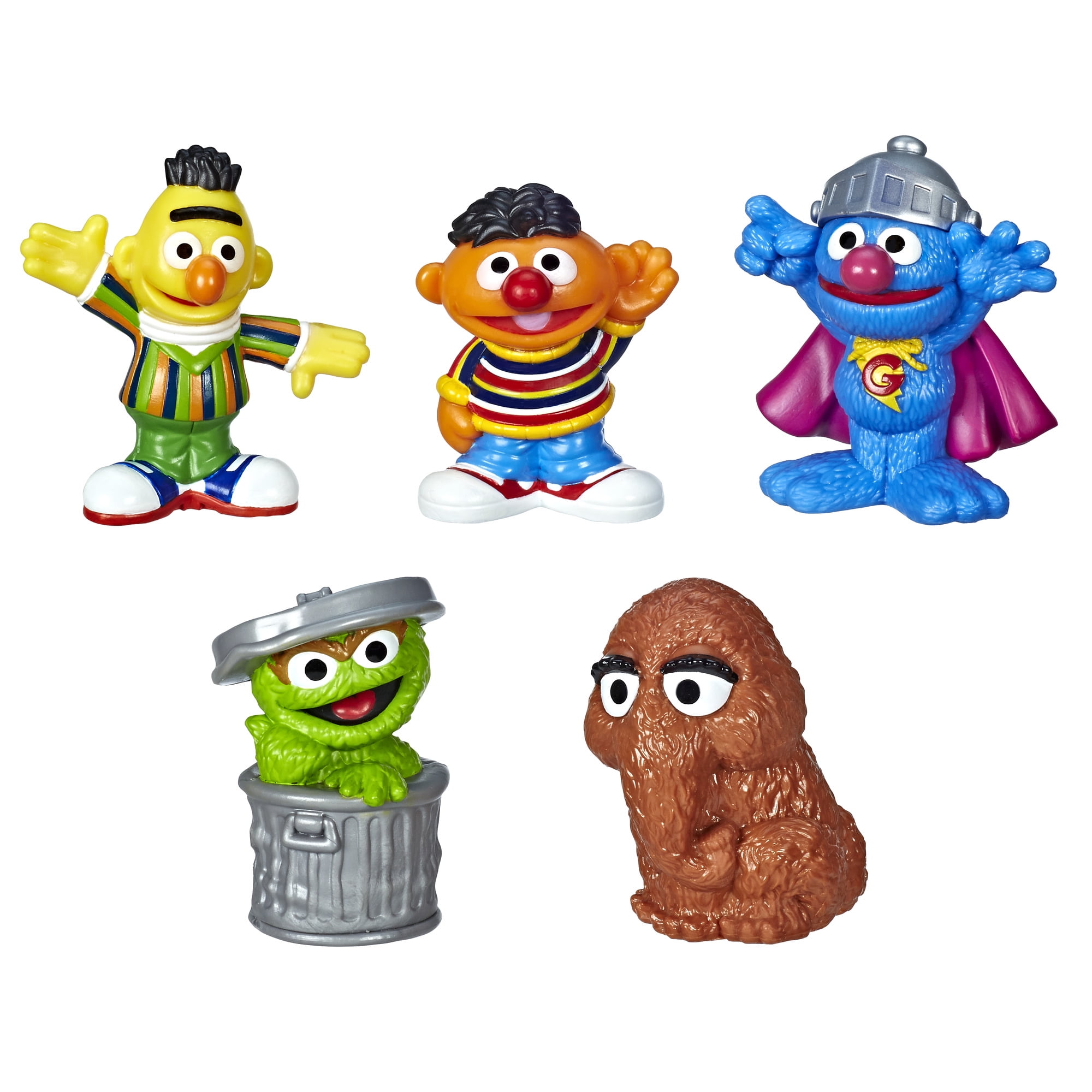 Sesame Street Neighborhood Friends Hoopers Playskool 5 Figures for sale online 