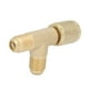 thumbnail image 3 of Adaptador en T de acoplamiento rápido Sincero de latón SAE de 1/4 pulg para R22 R12 R134, 3 of 10