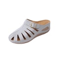 thumbnail image 2 of Bkhluea Women Caged Buckle Comfort Mules Slip On Adjustable Footwear For Daily Travel Outdoor Activities, 2 of 7