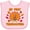 AD-Pink, variant on Inktastic My First Thanksgiving with Cute Turkey Boys or Girls Baby Bib