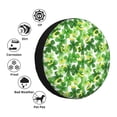 thumbnail image 4 of Sikiie Happy St. Patrick's Day Print PVC Leather Spare Tire Wheel Cover Spare Tire Cover, for Car Truck SUV Camper Trailer Universal Fit-16 inch, 4 of 6