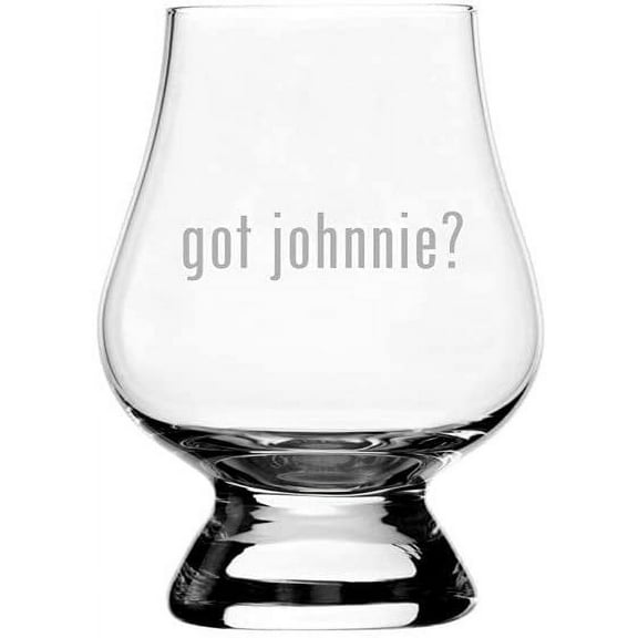 got johnnie? Themed Etched 2.5oz Glencairn Wee Whisky Glass