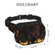 thumbnail image 4 of Fotbe Cool Black Eagle Cangurera Cuadrada con Estampado de Doble Capa, Bolsa de Cintura Ajustable Mini para Hombres y Mujeres, 4 of 9
