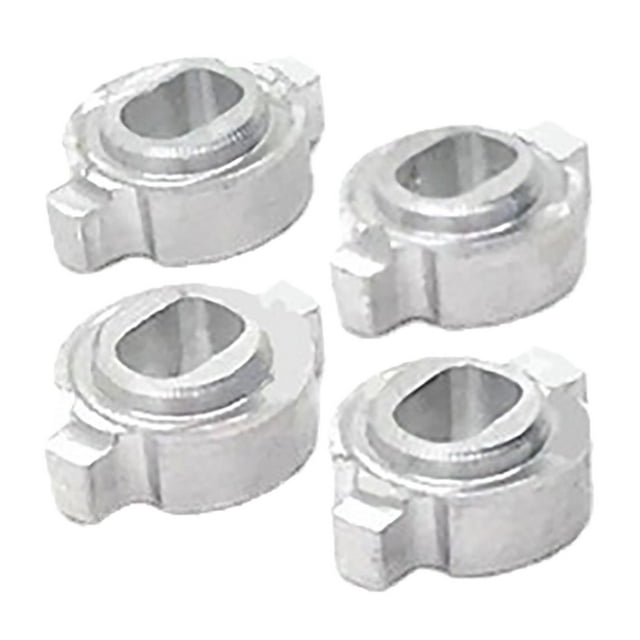 Adaptador de Conversión de Acoplamiento Yotijar 4 Piezas Universal DIY Para Piezas Cralwer Plata