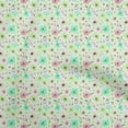 thumbnail image 1 of oneOone Polyester Spandex Light Green Fabric Floral Watercolor Quilting Supplies Print Sewing Fabric By The Yard 56 Inch Wide, 1 of 4