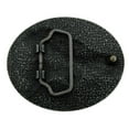 thumbnail image 2 of Eagle Belt Buckle Texas US Style Rodeo Western Fashion Metal Black Oval Finished, 2 of 2