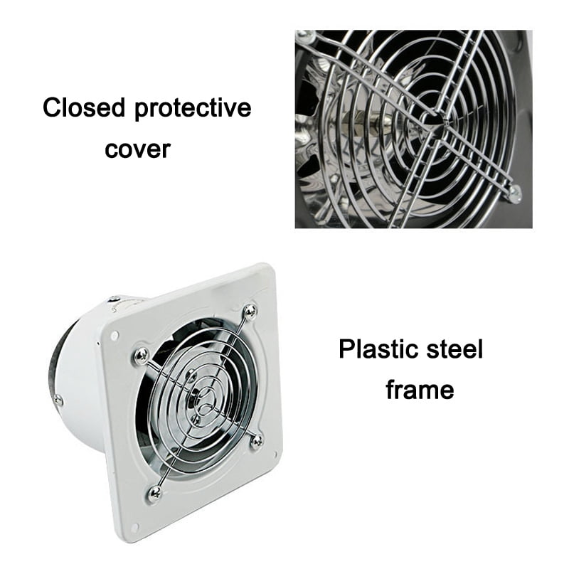 Buy 4Inch 20W High Speed Exhaust Fan Wall-Mount Air Vent Exhaust for ...