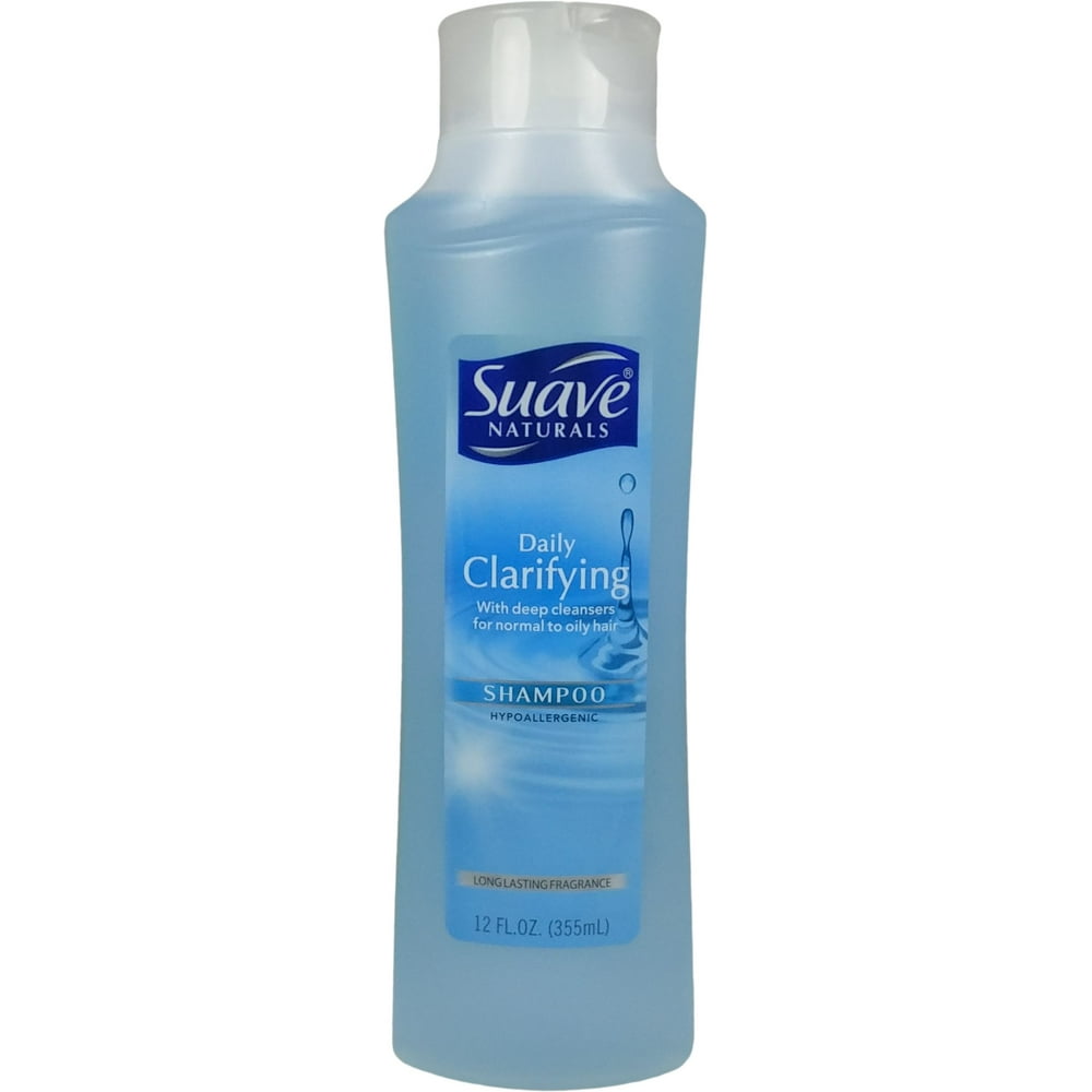 Suave Naturals Daily Clarifying Shampoo 12 oz (Pack of 2)