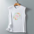 thumbnail image 2 of Tops con estampado de Pascua sin mangas con cuello redondo a la moda para mujer Fridja qr2567, 2 of 6