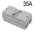 thumbnail image 1 of Enclosed Motor Disconnect Switch , Waterproof 2 Phase Disconnect Breaker Box, 1 of 4