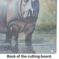 thumbnail image 5 of Hippopotamus Glass Cutting Board Large 12 in x 15 in, 5 of 5
