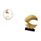 thumbnail image 5 of Estatua de bola de cristal,Estatuas de bolas de cristal para decoración del hogar,escritorio interior,Escultura de bola de cristal Figura de hierro Decoración,Escultura de ola del, 5 of 8