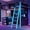 Blue, variant on Harper & Bright Designs Gaming Loft Bed Full with Desk and LED Light, Wood Full Size High Loft Bed with Ample Storage Space, Green